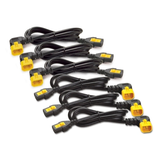 APC Locking Power Cord Kit C13 to C14 90° 1.2M 6-Pack