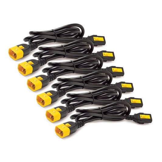 APC Locking Power Cord Kit C13 to C14 1.2M (6 Pack)