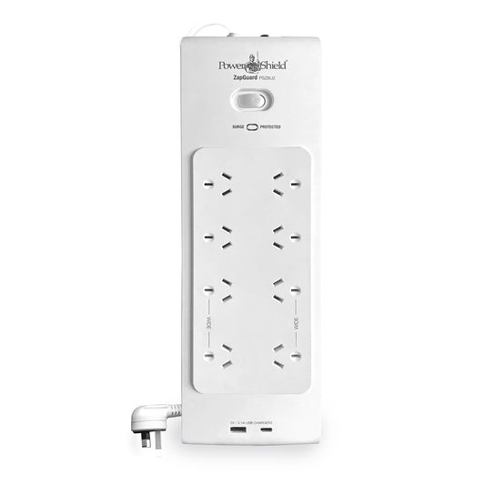 PowerShield PSZ8U2 ZapGuard 8-Way Surge Protected Power Board