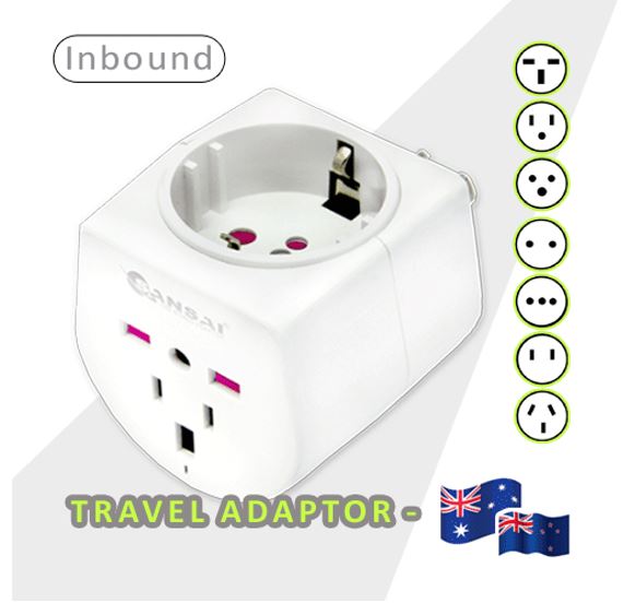 Sansai Universal Travel Adaptor 10A 240V