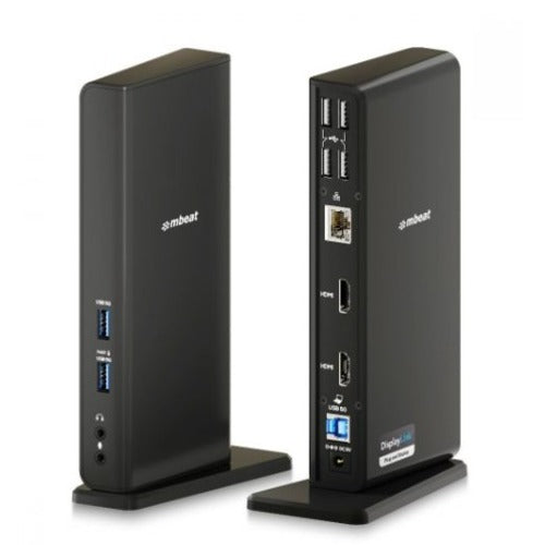 mbeat USB-C/A Dual HDMI DisplayLink Docking Station