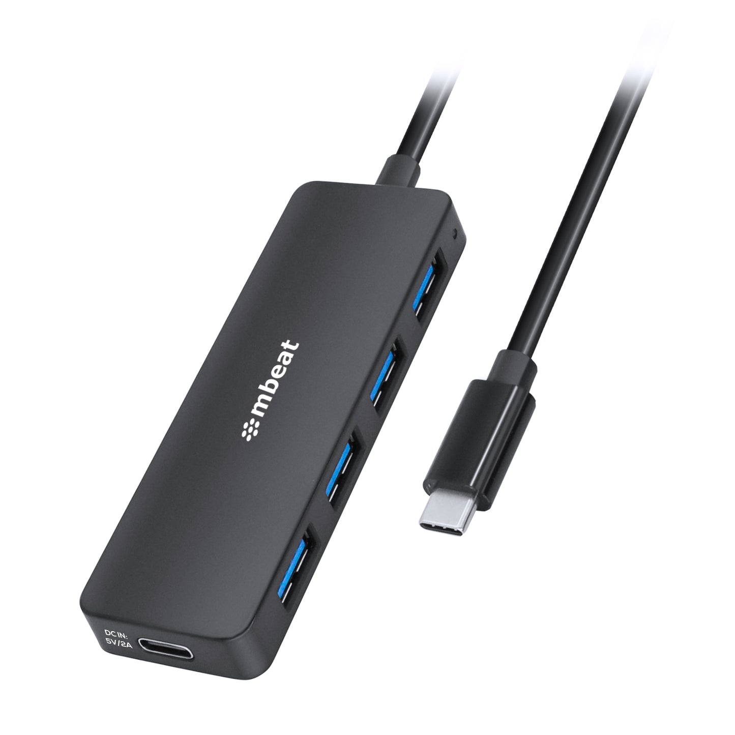 mbeat 4-Port USB-C Hub with DC Port
