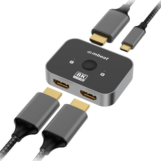 mbeat 8K Bi-Directional HDMI 2.1 Switch