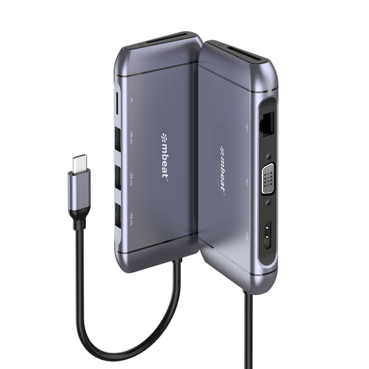mbeat Elite X9 9-in-1 USB-C Docking Station