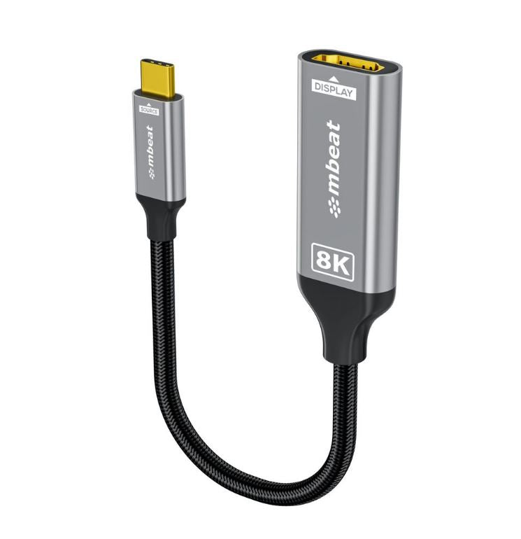 mbeat Tough Link 8K USB-C to HDMI Adapter Space Grey