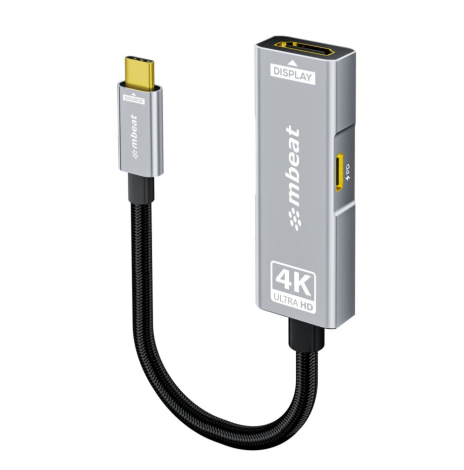 mbeat Tough Link USB-C to HDMI Adapter with 100W PD