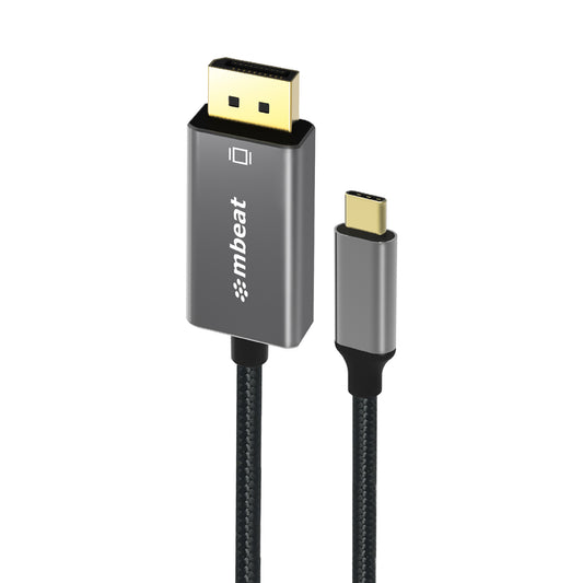 mbeat Tough Link 1.8m USB-C to DisplayPort Cable