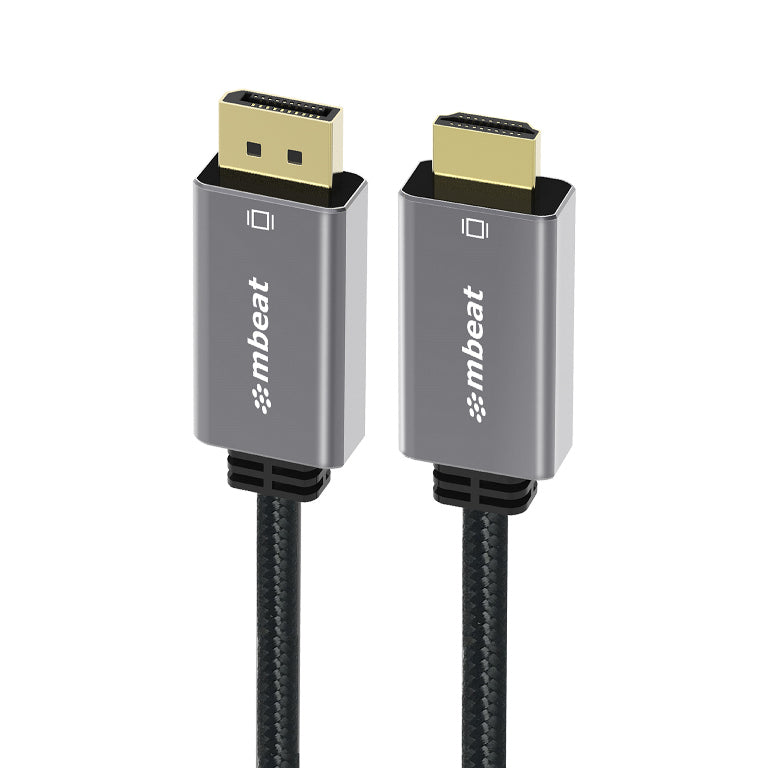 mbeat Tough Link 1.8m DisplayPort to HDMI 4K Cable