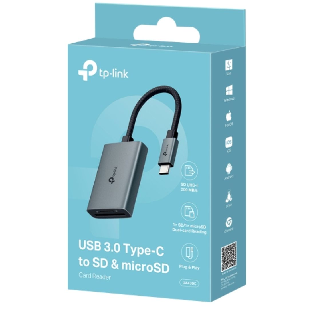TP-Link UA430C USB 3.0 Type-C Card Reader