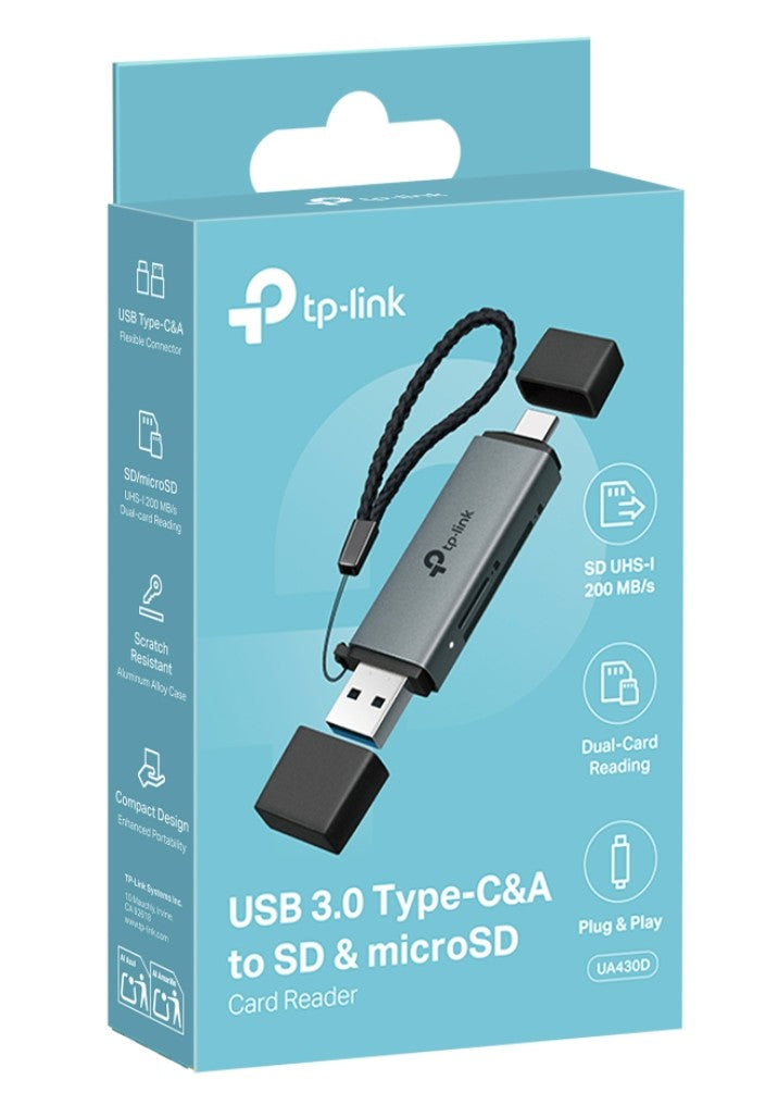 TP-Link UA430D USB 3.0 Dual Card Reader