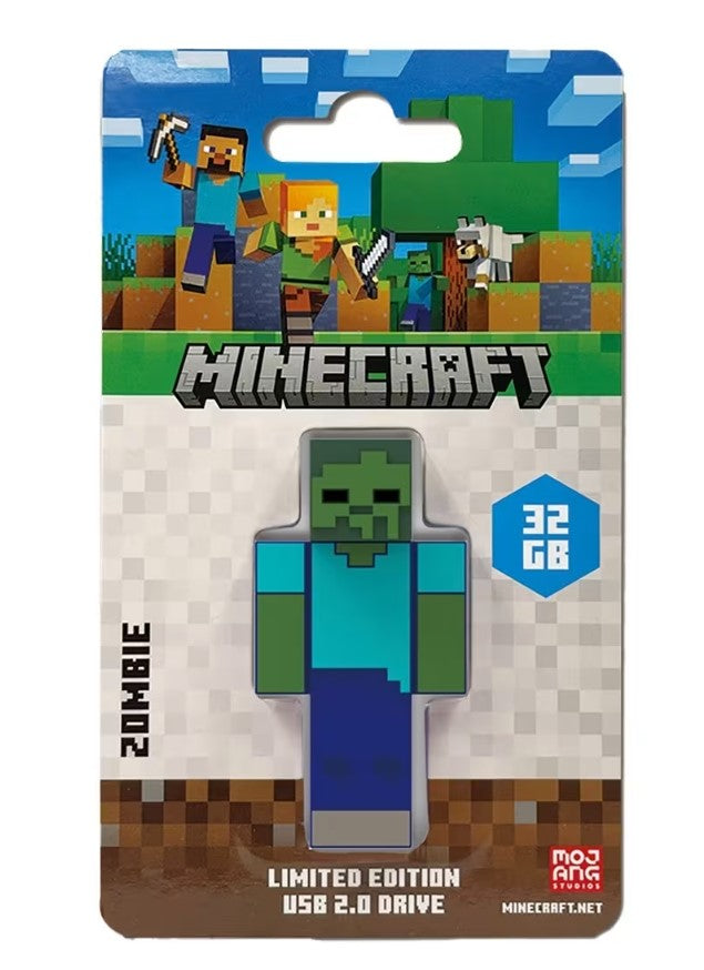 Verbatim Minecraft Zombie Collector's Edition 32GB USB Flash Drive