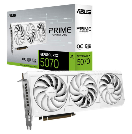 ASUS PRIME GeForce RTX 5070 12GB White OC Edition
