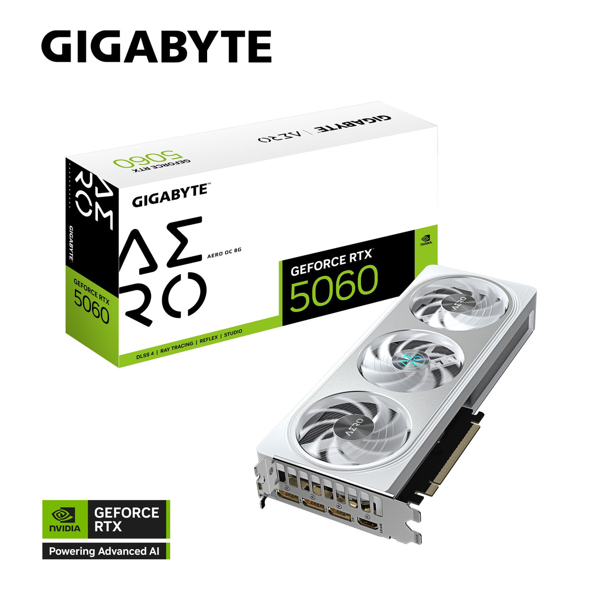 Gigabyte GeForce RTX 5060 AERO OC 8G Graphics Card