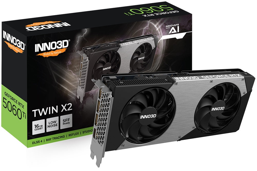 INNO3D RTX 5060 Ti TWIN X2 16GB GDDR7 Graphics Card