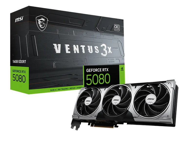 MSI NVIDIA GeForce RTX 5080 16G VENTUS 3X OC