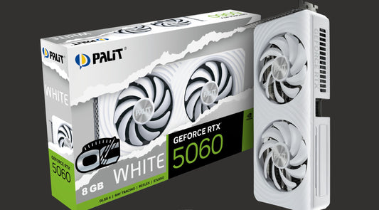 Palit RTX 5060 WHITE OC 8GB GDDR7 Graphics Card
