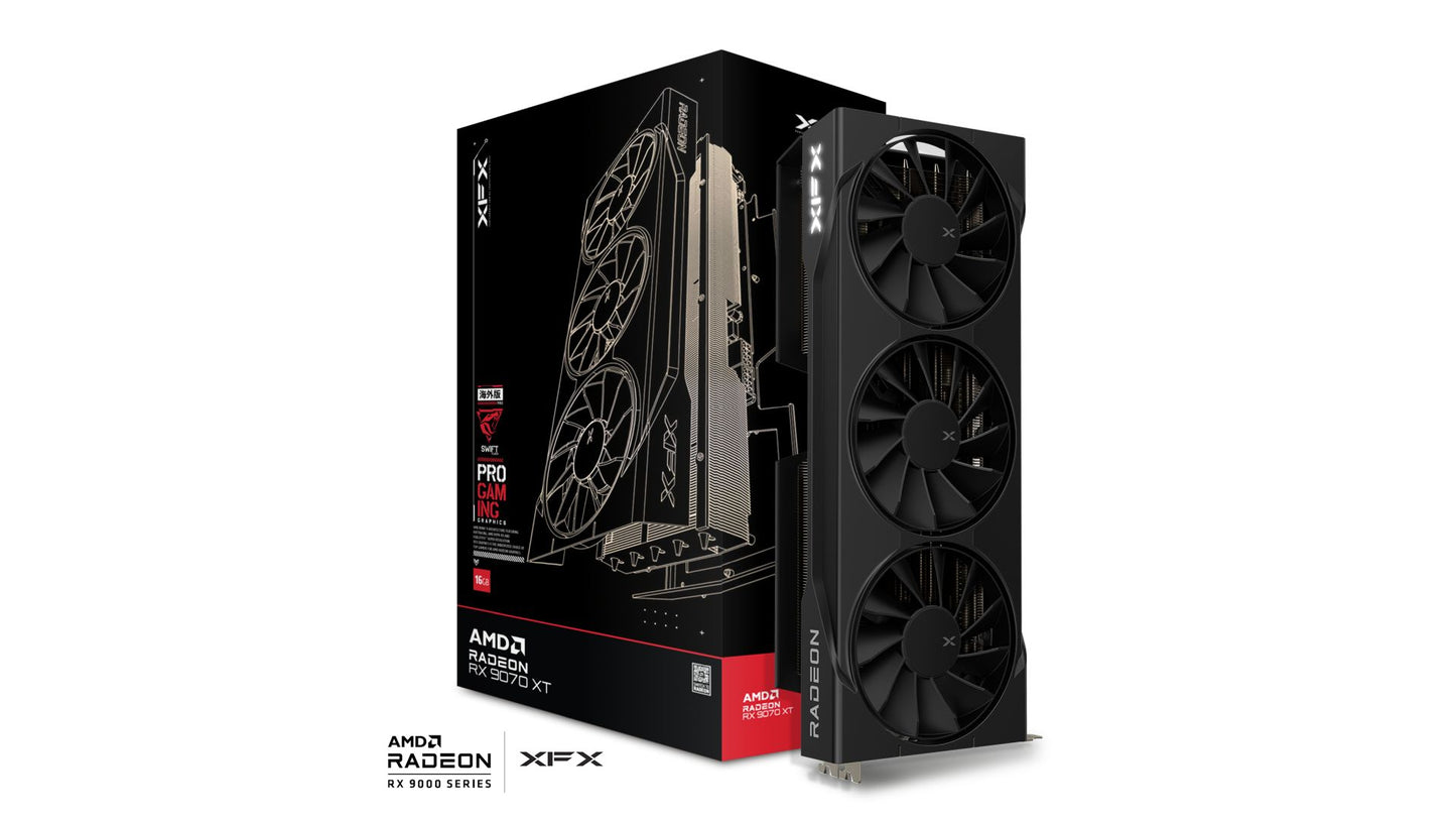 XFX Swift AMD Radeon RX 9070XT 16GB Graphics Card